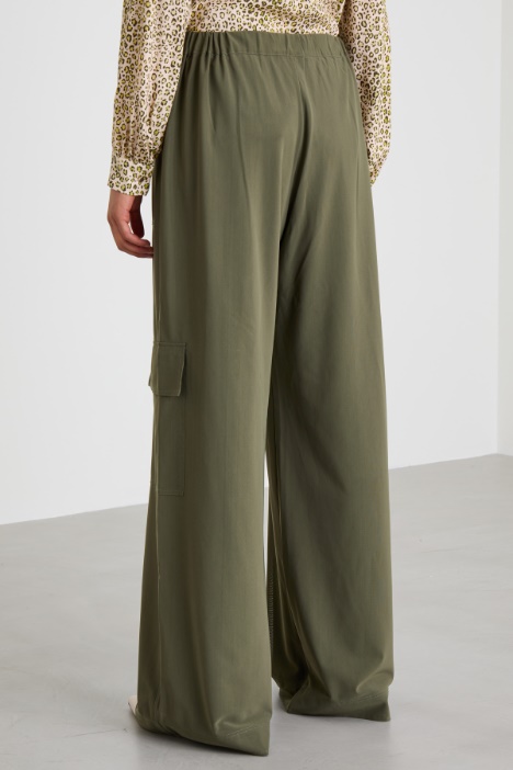 Pantaloni cargo in tulle