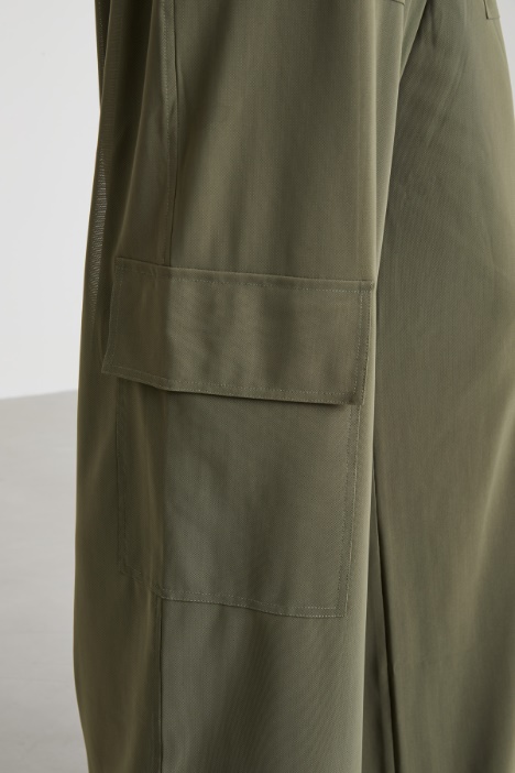 Pantaloni cargo in tulle
