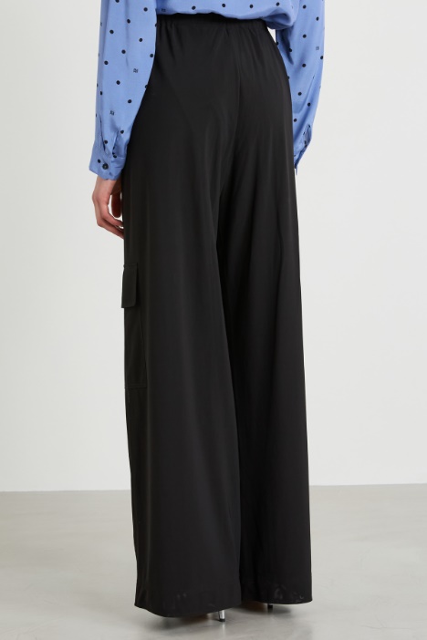 Pantaloni cargo in tulle