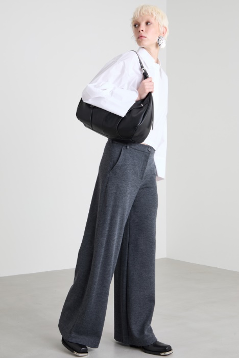 Pantaloni a palazzo in jersey Intrend