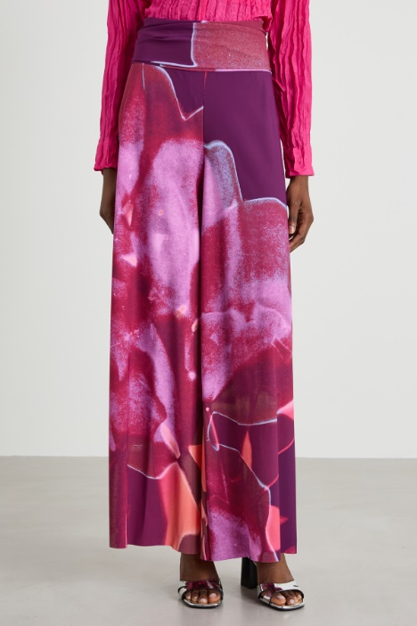 Pantaloni ampi in jersey