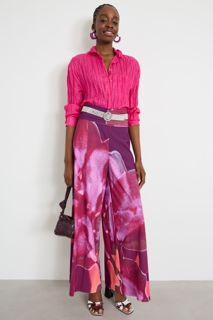 Pantaloni ampi in jersey Intrend