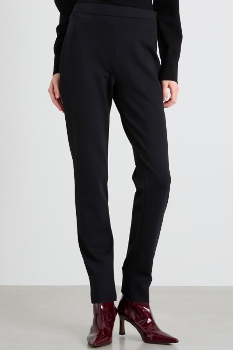 Pantaloni slim in jersey