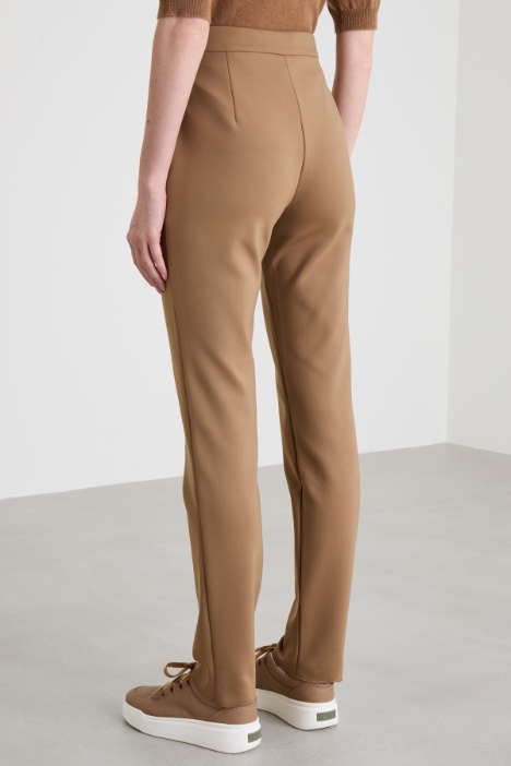 Pantaloni slim in jersey