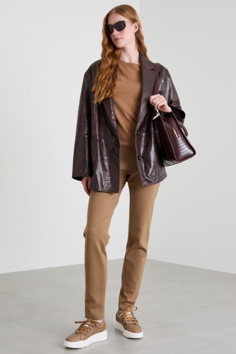 Pantaloni slim in jersey Intrend