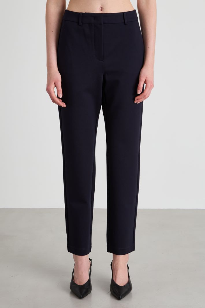 Pantaloni dritti in jersey Intrend - 2