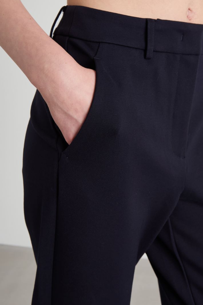 Pantaloni dritti in jersey Intrend - 4
