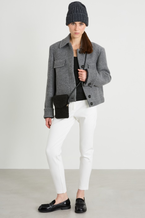 Pantaloni dritti in jersey Intrend