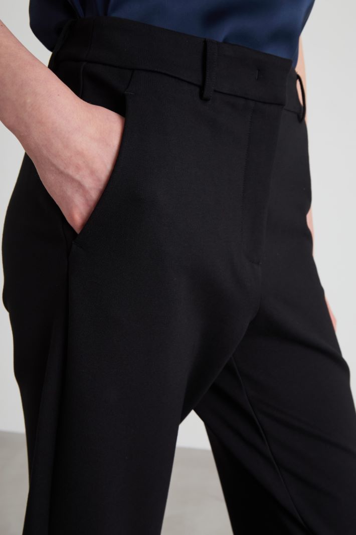 Pantaloni dritti in jersey Intrend - 4