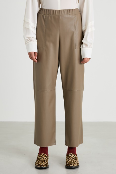 Pantalón de punto revestido