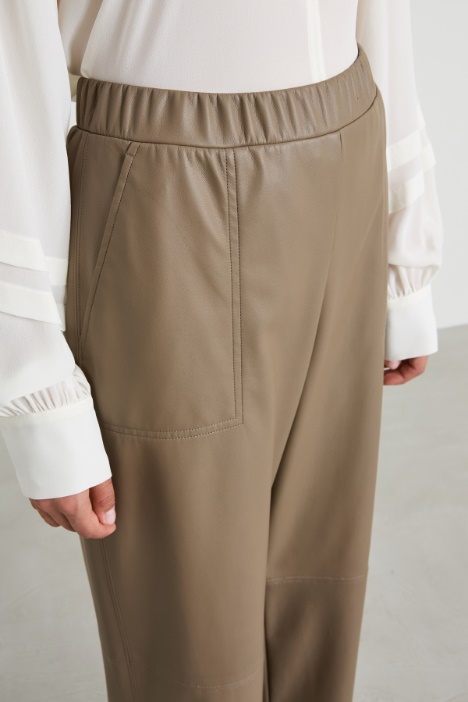 Pantalón de punto revestido