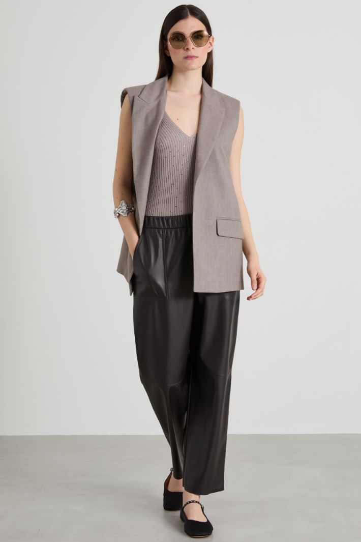 Pantaloni in similpelle Intrend