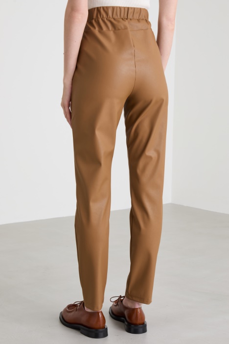 Leggings in similpelle