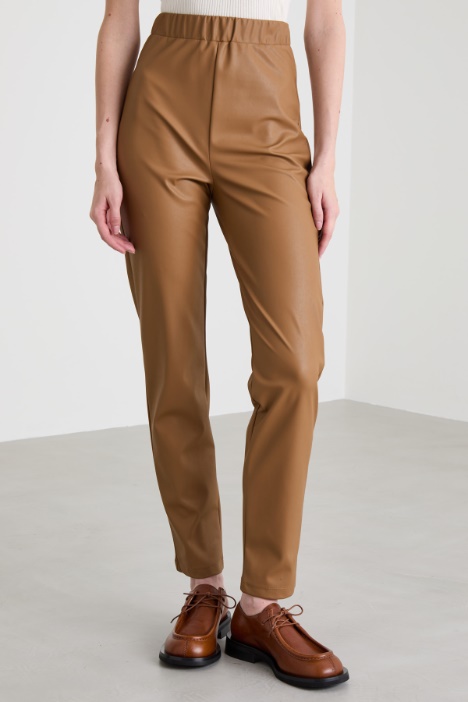 Leggings in similpelle