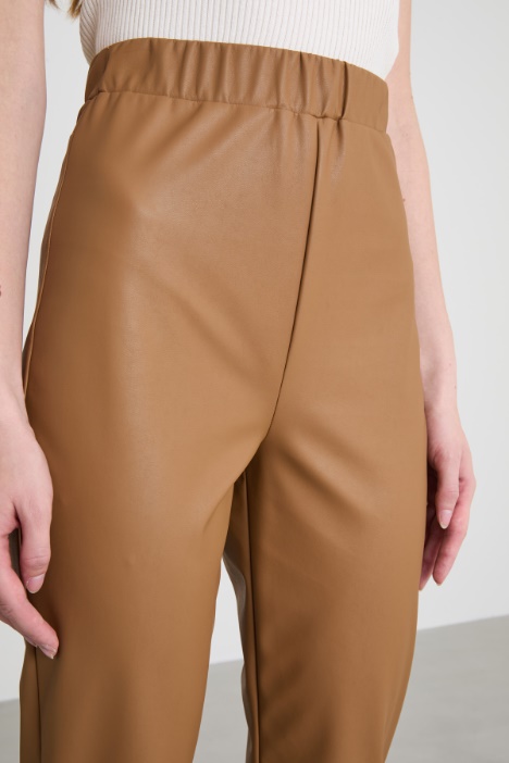 Leggings in similpelle