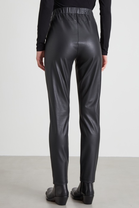 Leggings in similpelle