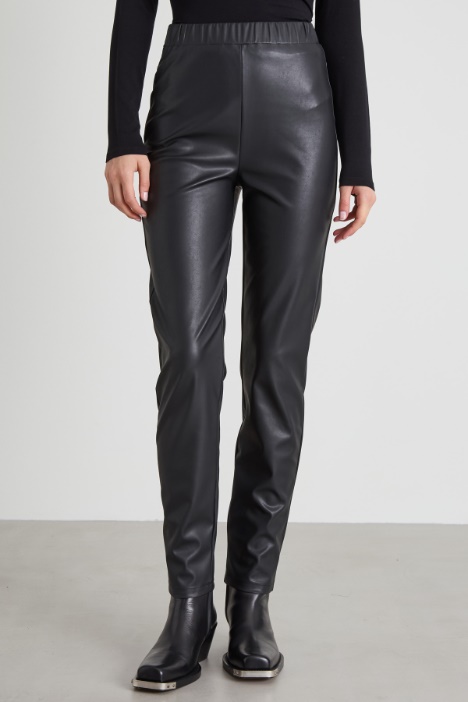 Leggings in similpelle