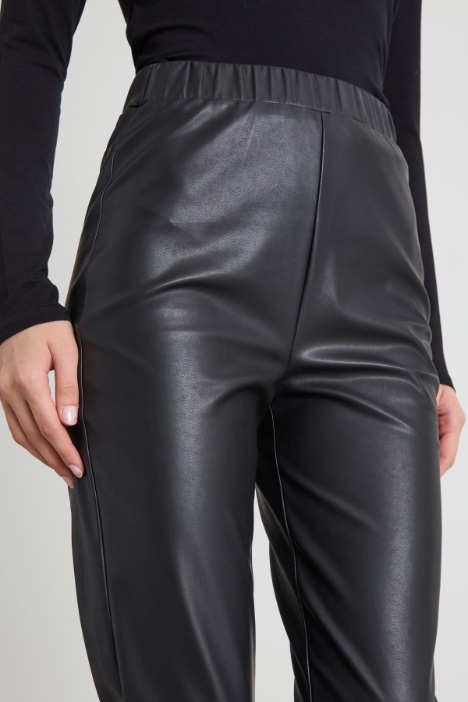 Leggings in similpelle