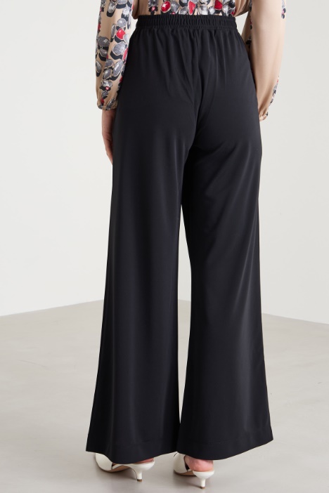 Pantaloni in jersey crépe