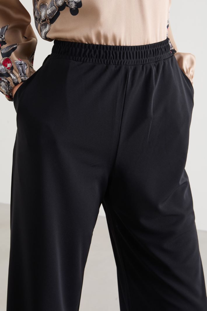 Pantaloni in jersey crépe Intrend - 4