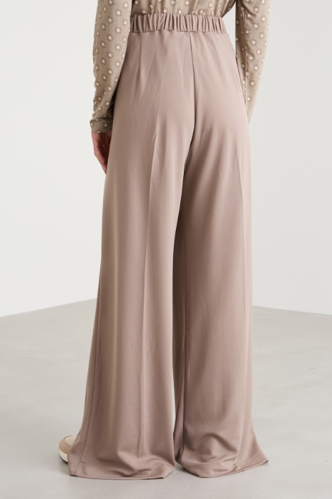 Pantaloni in jersey con pinces