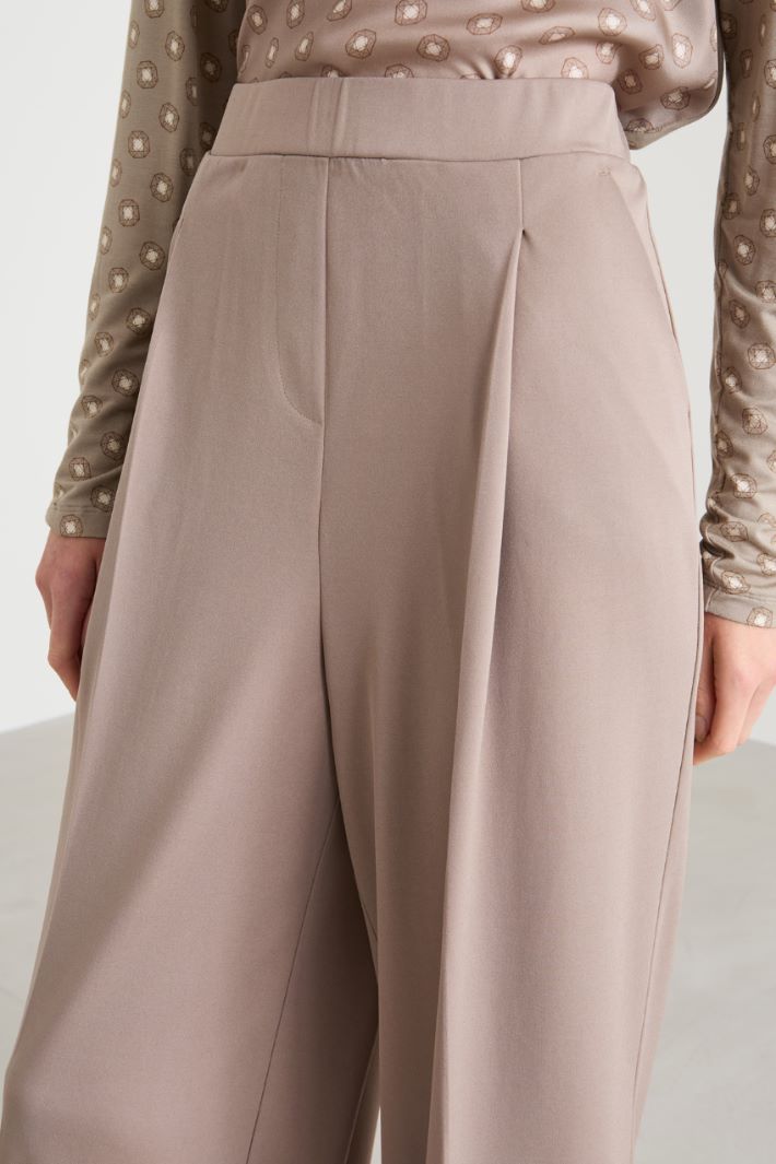 Pantaloni in jersey con pinces Intrend - 4