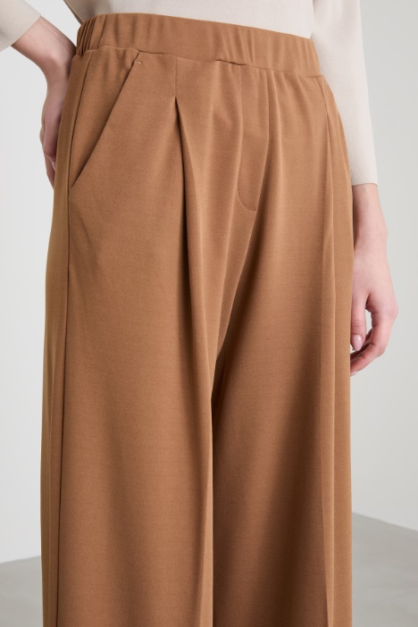 Pantaloni in jersey con pinces