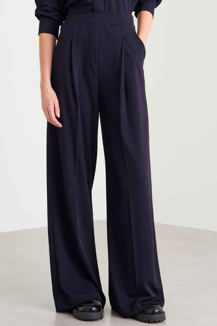 Pantaloni in jersey con pinces Intrend - 2