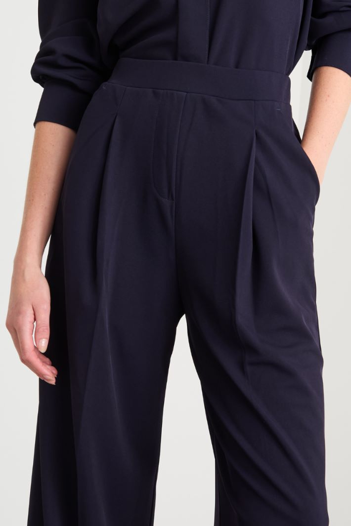Pantaloni in jersey con pinces Intrend - 4