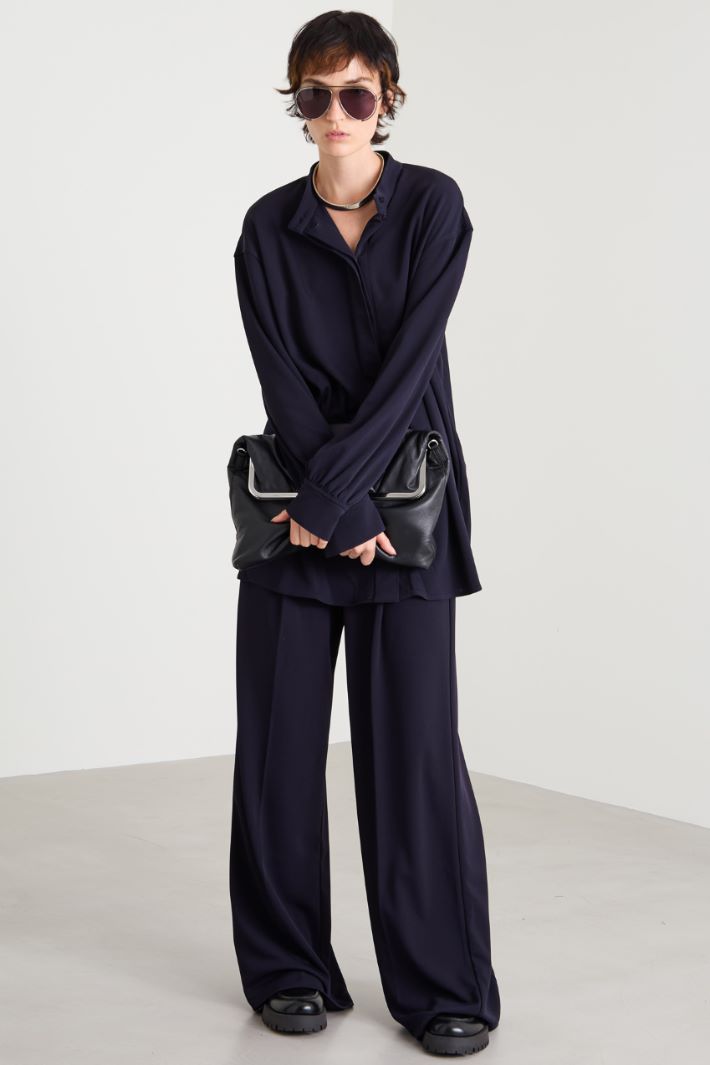 Pantaloni in jersey con pinces Intrend
