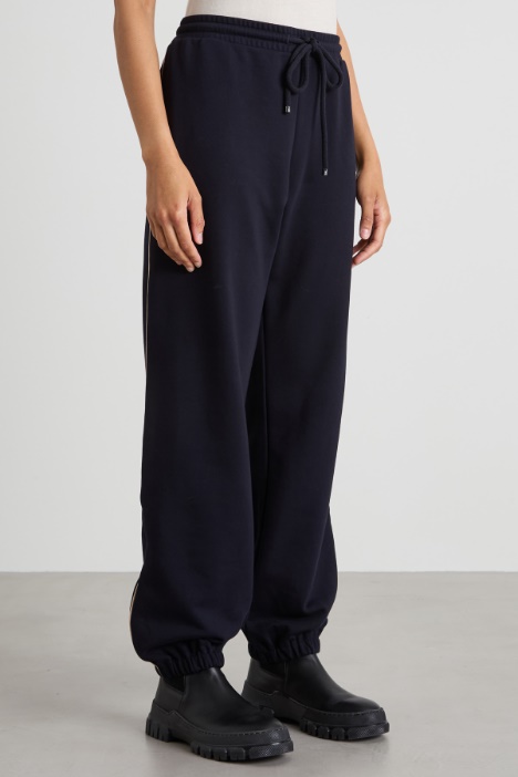 Joggers in felpa di cotone