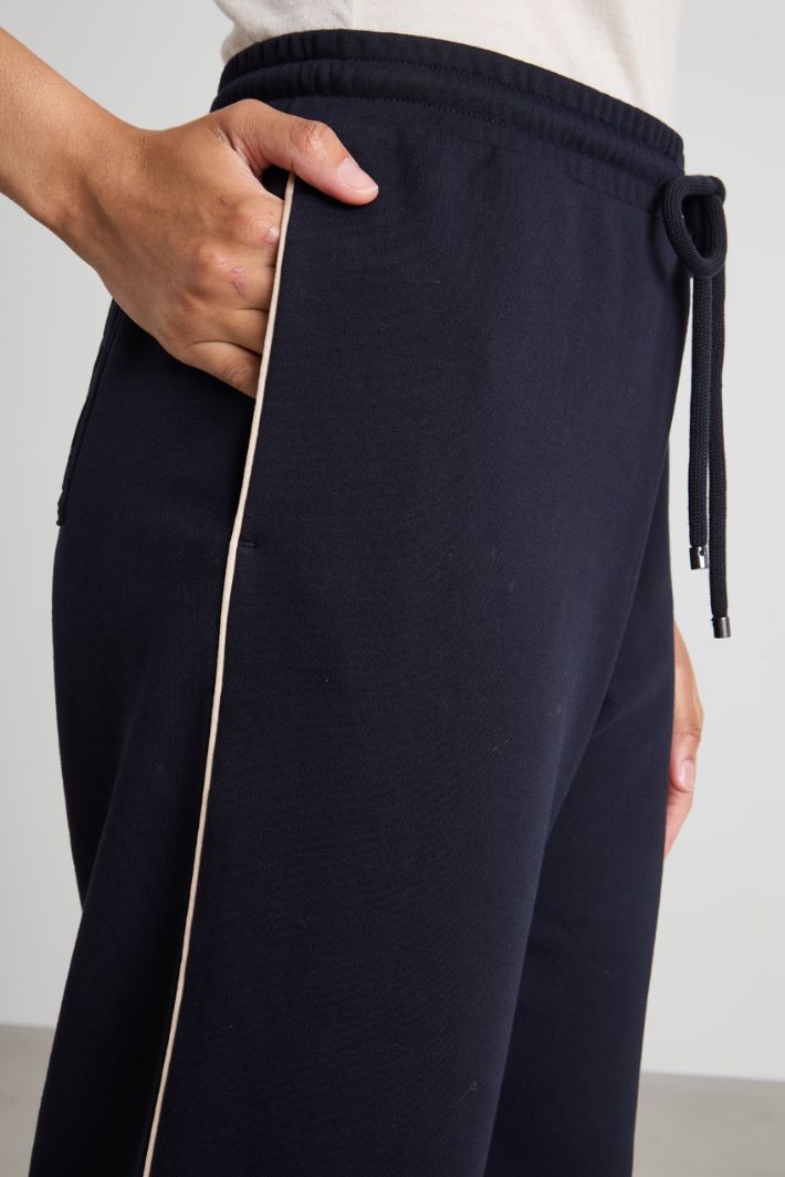 Joggers in felpa di cotone Intrend - 4