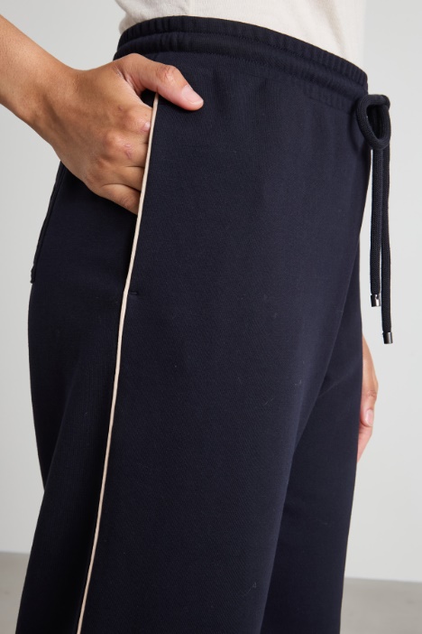 Joggers in felpa di cotone