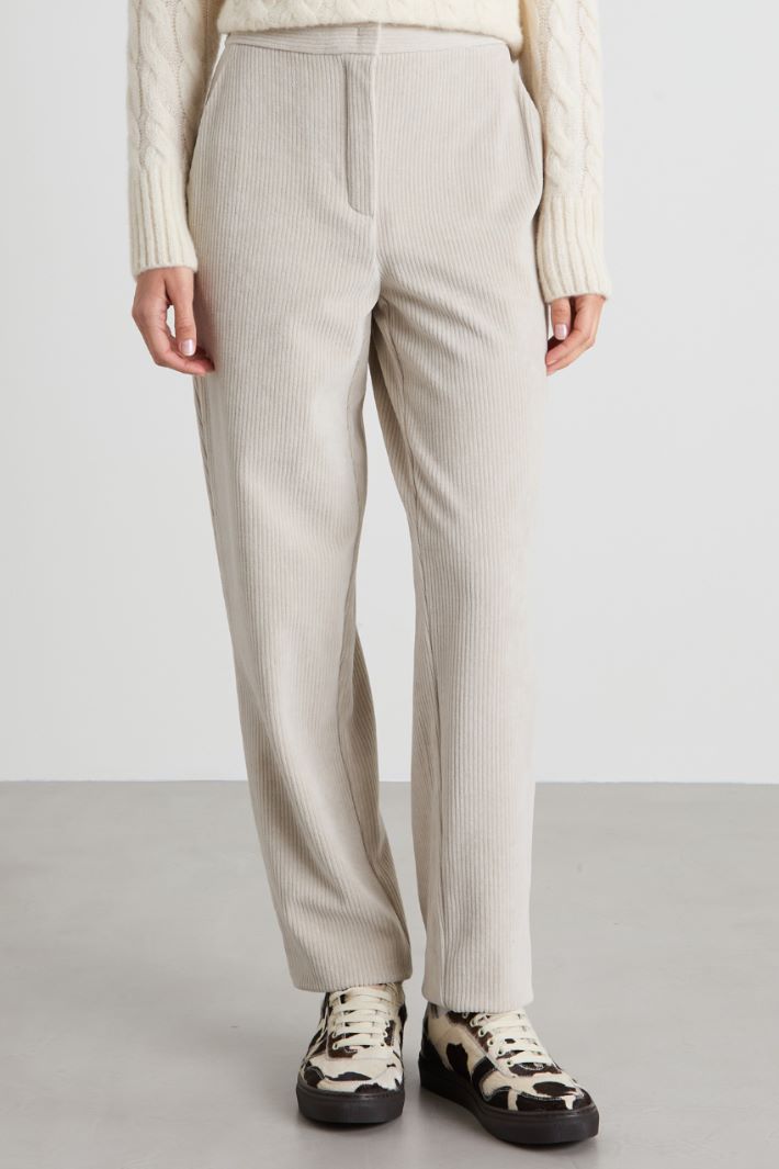 Pantaloni in velluto a coste Intrend - 2