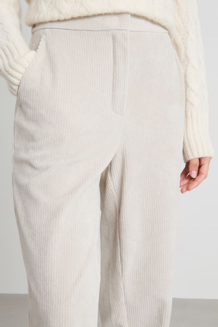 Pantaloni in velluto a coste Intrend - 4