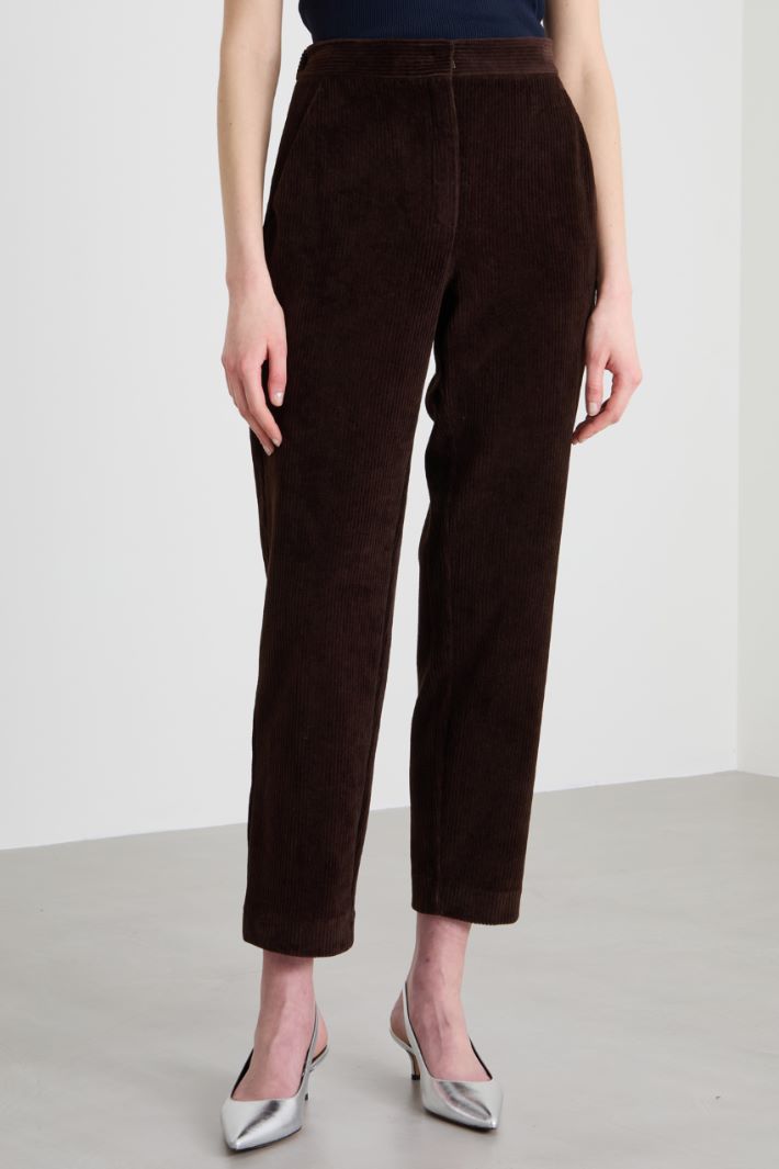 Pantaloni in velluto a coste Intrend - 2