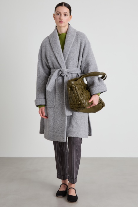 Boucle robe coat Intrend