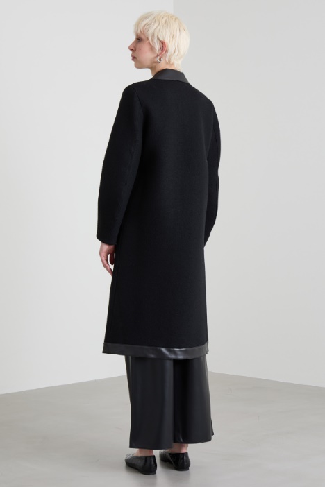 Cappotto a vestaglia in jersey