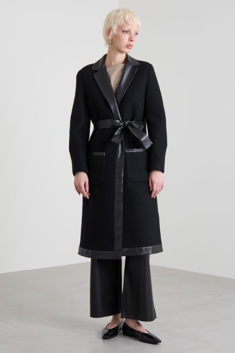 Cappotto a vestaglia in jersey