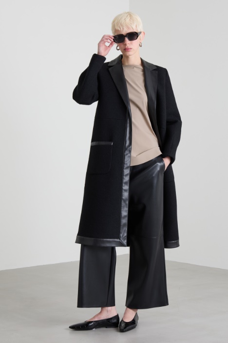 Jersey robe coat Intrend