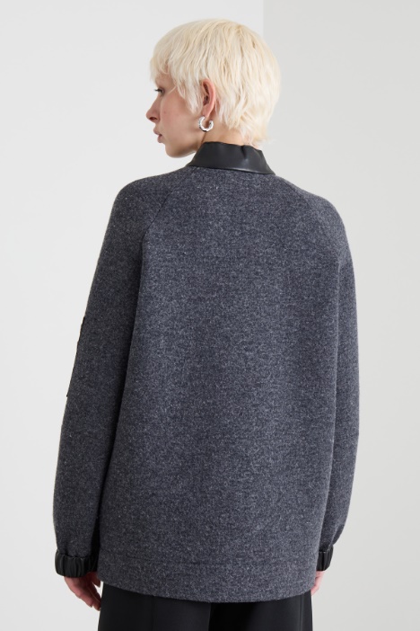 Bomber in jersey panno