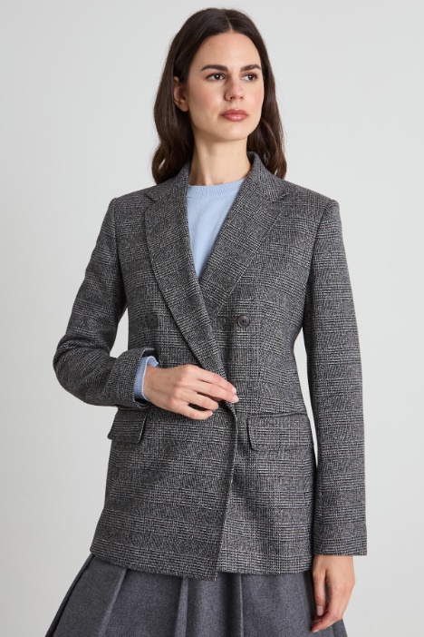 Blazer in jersey jacquard Intrend