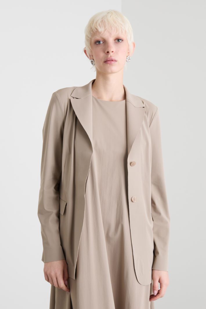 Blazer in jersey tecnico