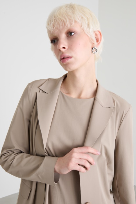 Blazer in jersey tecnico