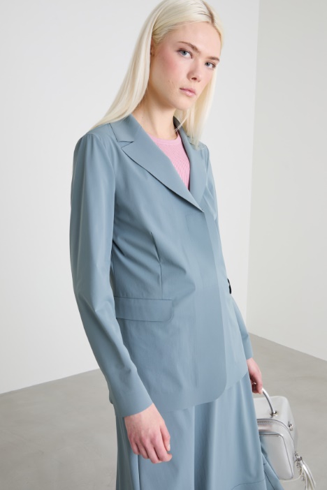 Technical jersey blazer Intrend