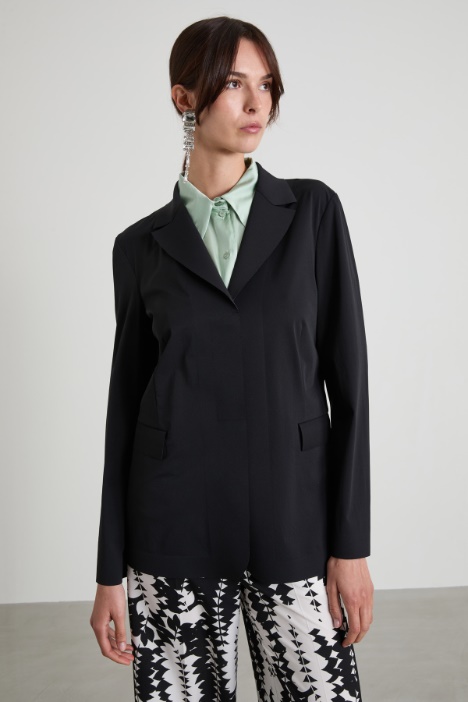 Technical jersey blazer Intrend