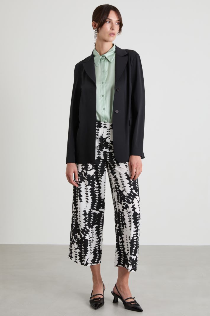 Blazer in jersey tecnico