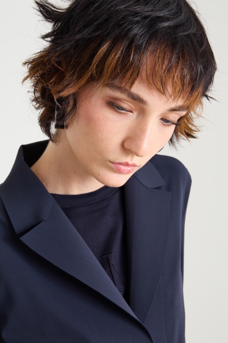 Blazer in jersey tecnico