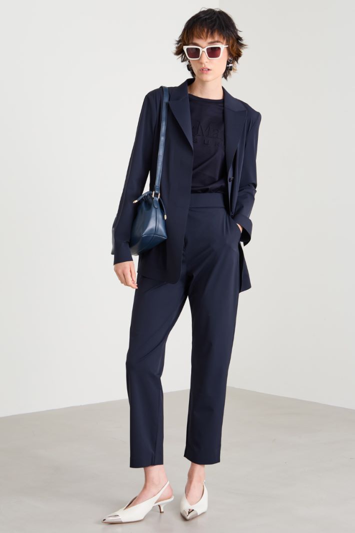 Blazer in jersey tecnico