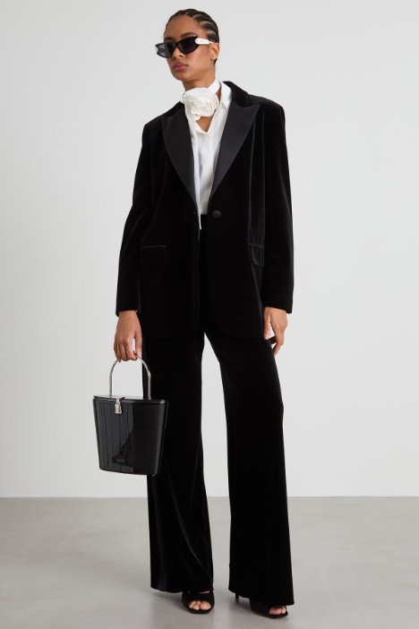 Blazer smoking in velluto Intrend - 3